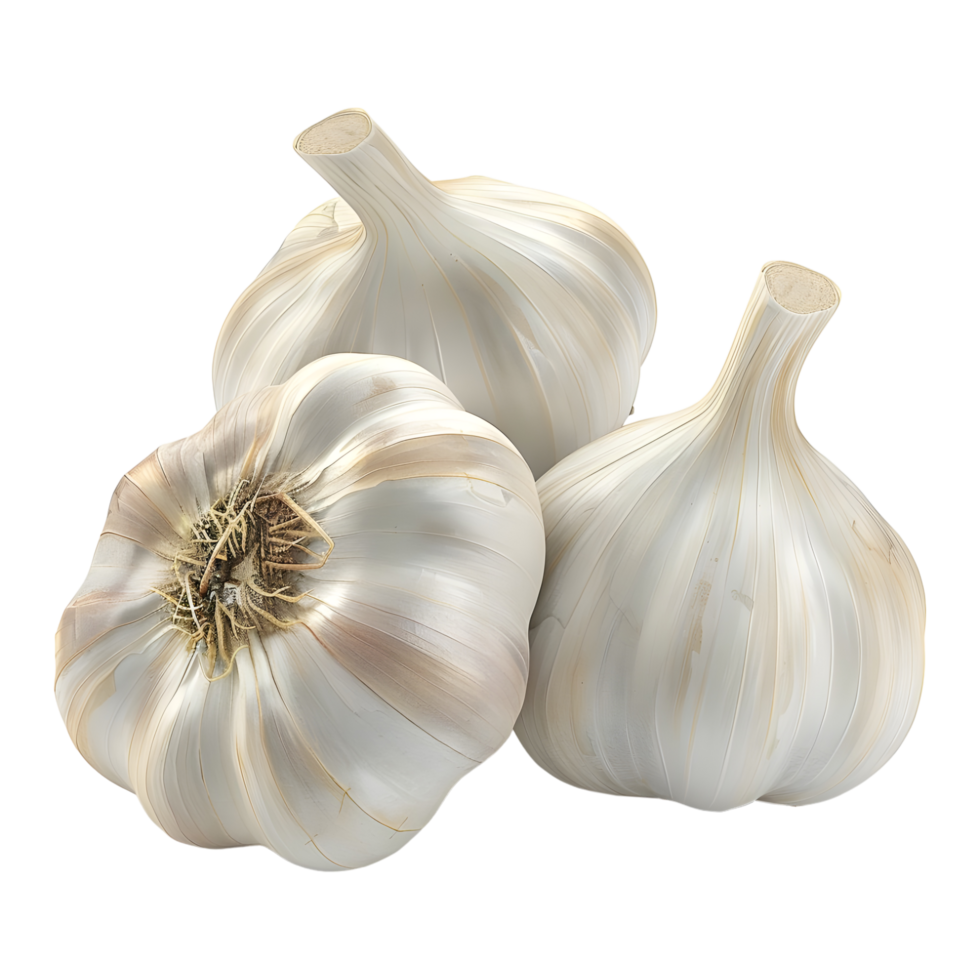 AI generated Garlic on Transparent background - Ai Generated png