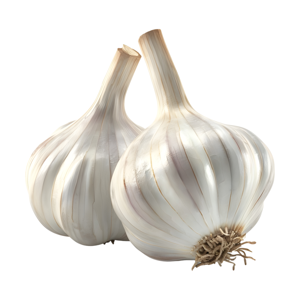 AI generated Garlic on Transparent background - Ai Generated png