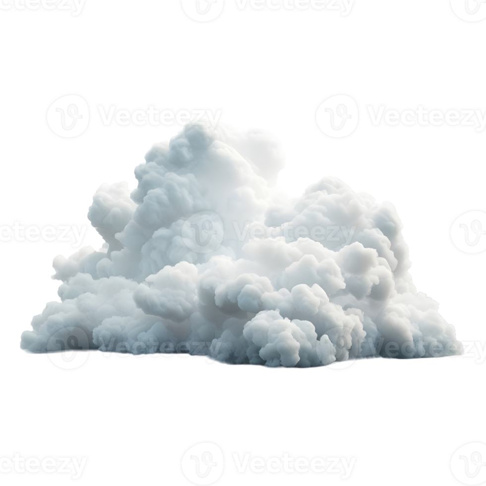 AI generated Cloud in The Air on Transparent background - Ai Generated png