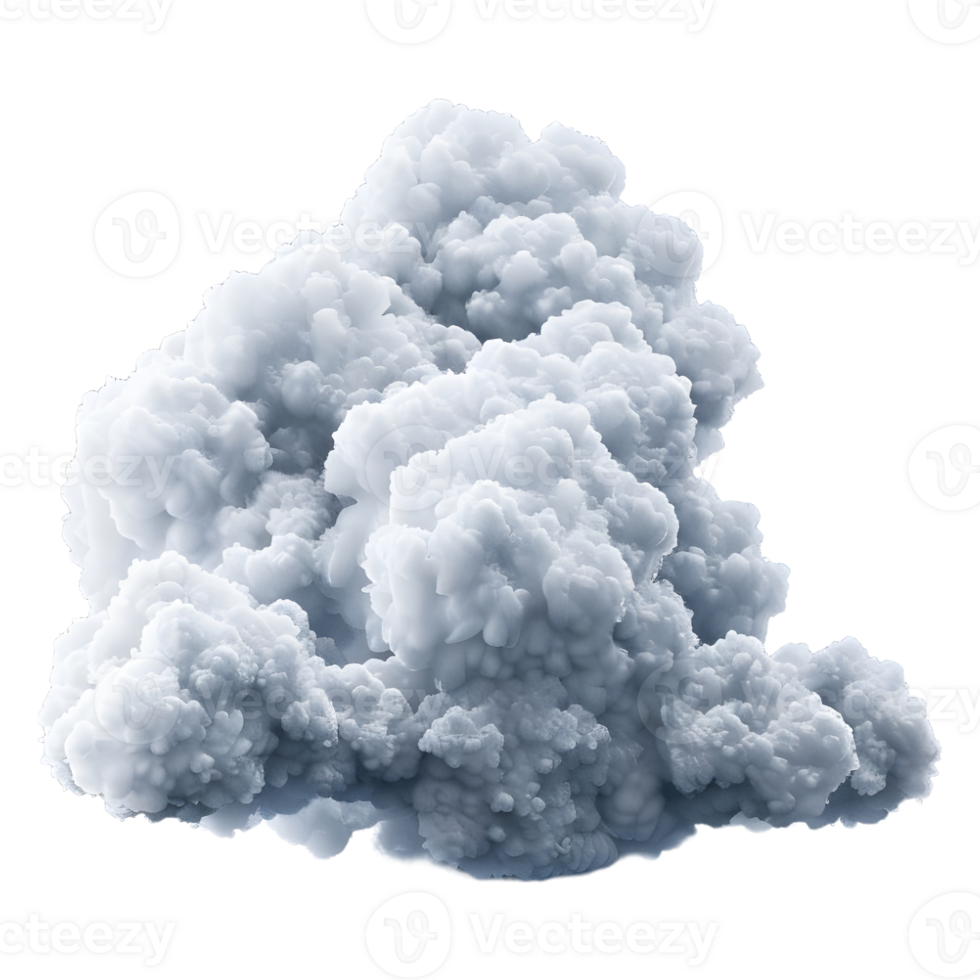 AI generated Cloud in The Air on Transparent background - Ai Generated png