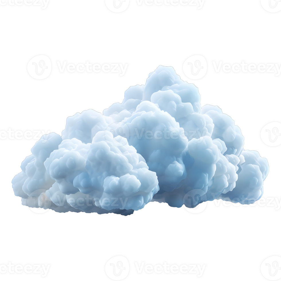AI generated Cloud in The Air on Transparent background - Ai Generated png
