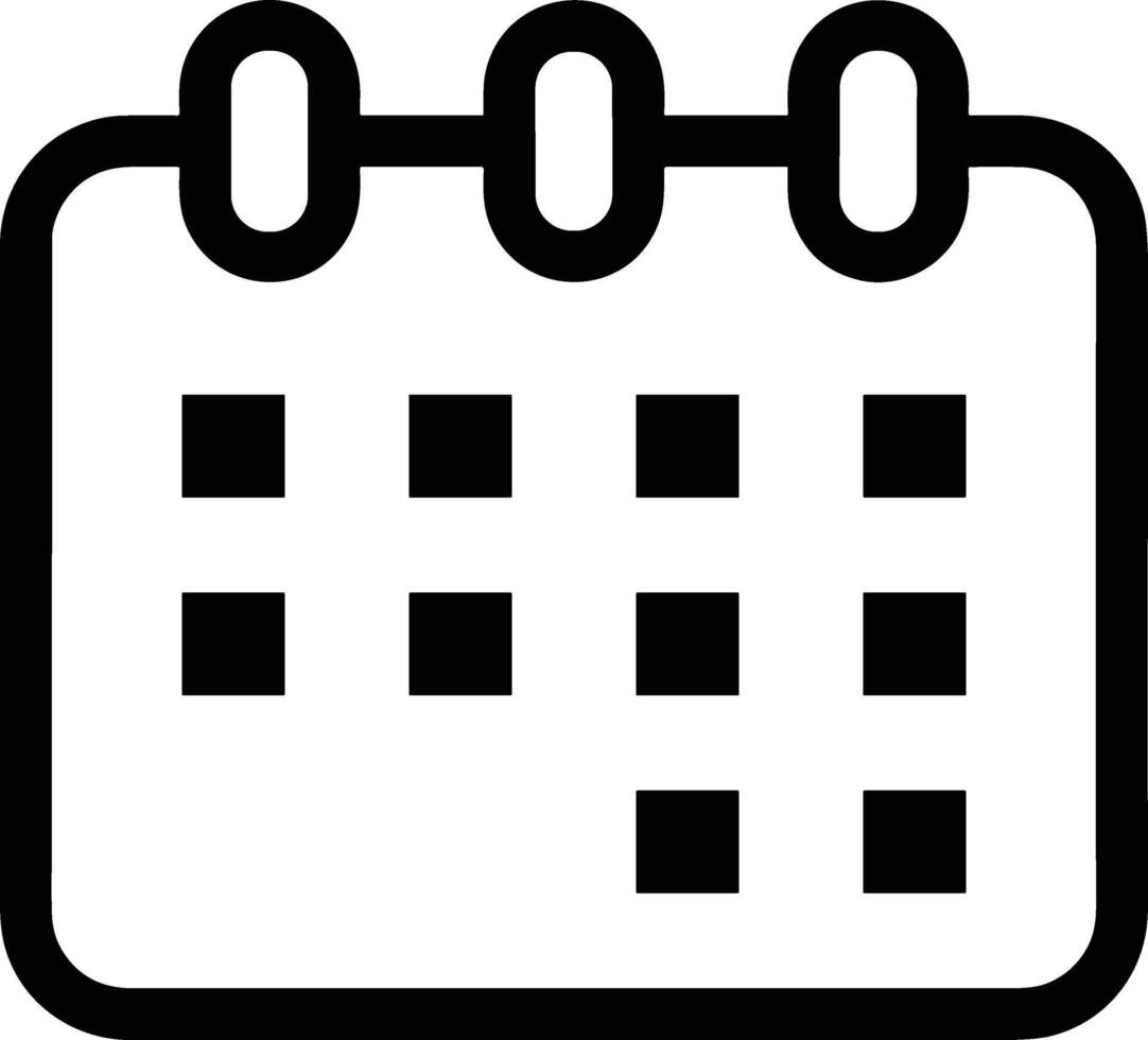 Calendar schedule icon symbol vector image. Illustration of the modern appointment reminder agenda symbol graphic design image