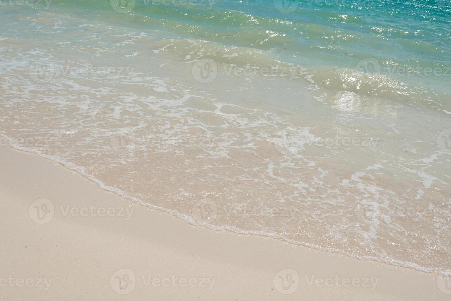 Beautiful beach in Playa del Carmen, Mexico photo