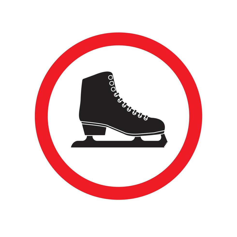 Vector flat No prohibited symbol in red circle