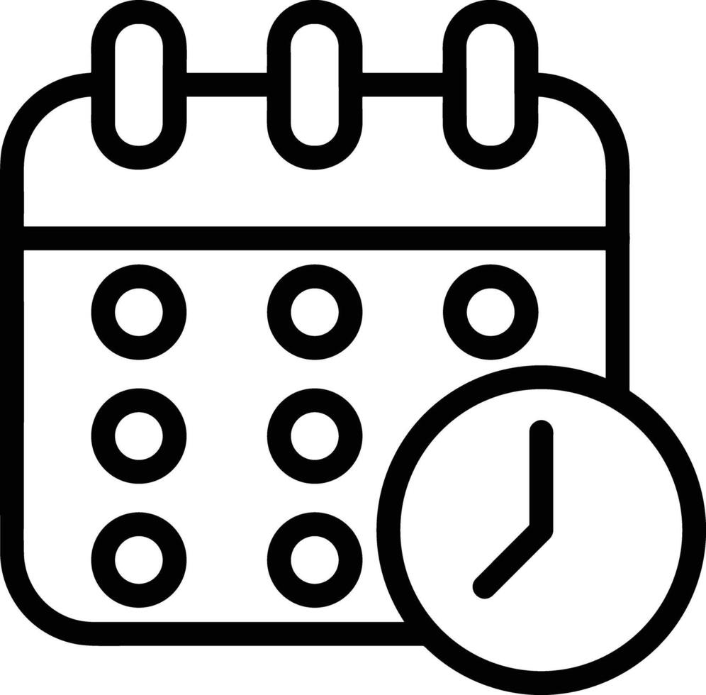 Calendar schedule icon symbol vector image. Illustration of the modern appointment reminder agenda symbol graphic design image