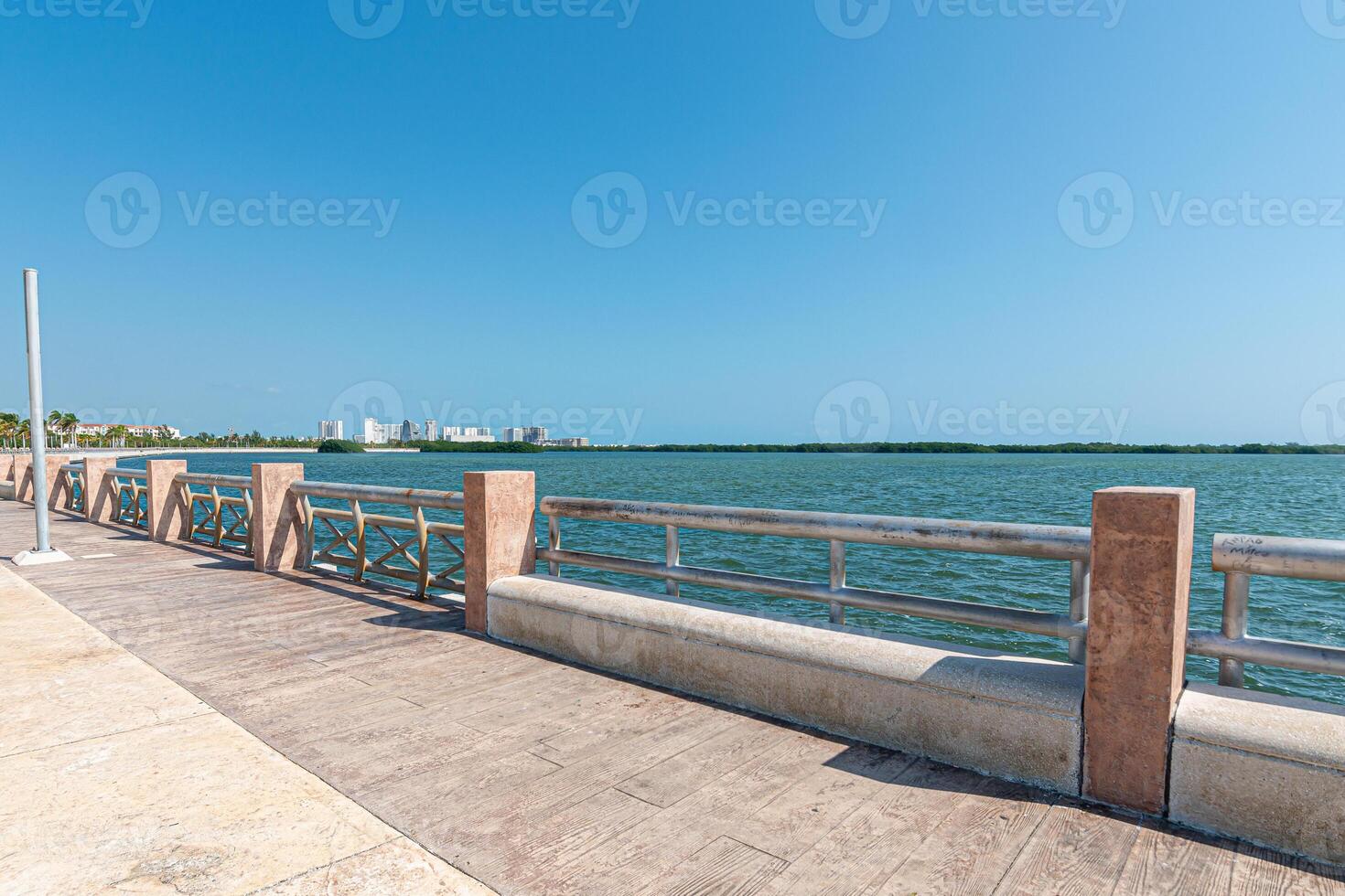 Malecon Tajamar in Cancun, Quintana Roo, Mexico photo