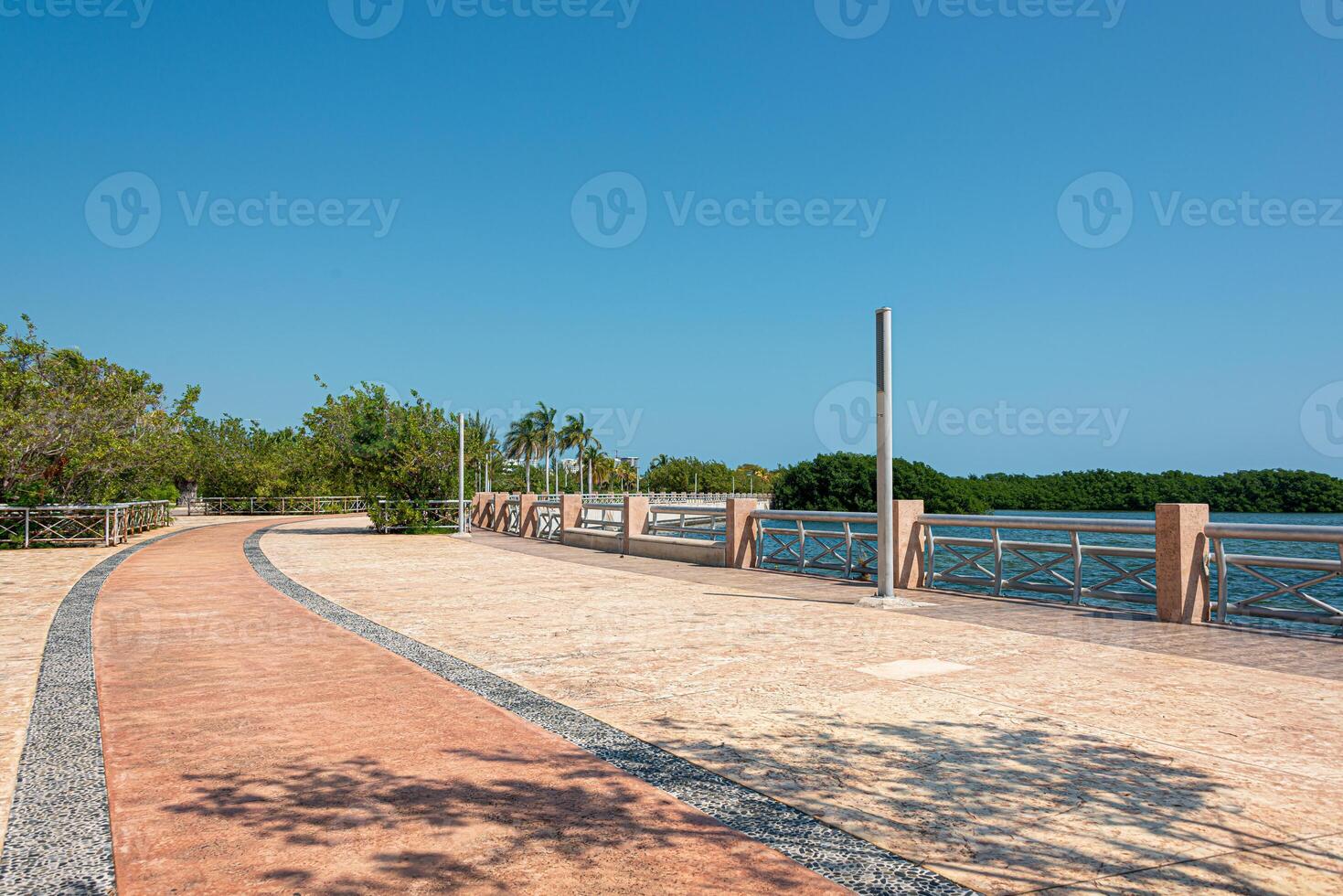 Malecon Tajamar in Cancun, Quintana Roo, Mexico photo