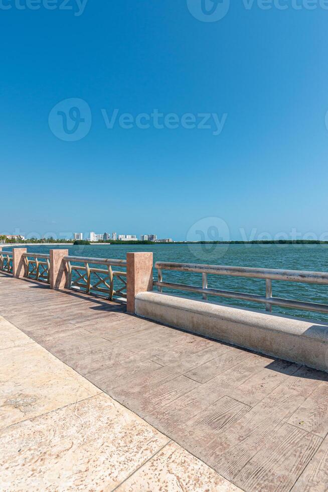Malecon Tajamar in Cancun, Quintana Roo, Mexico photo