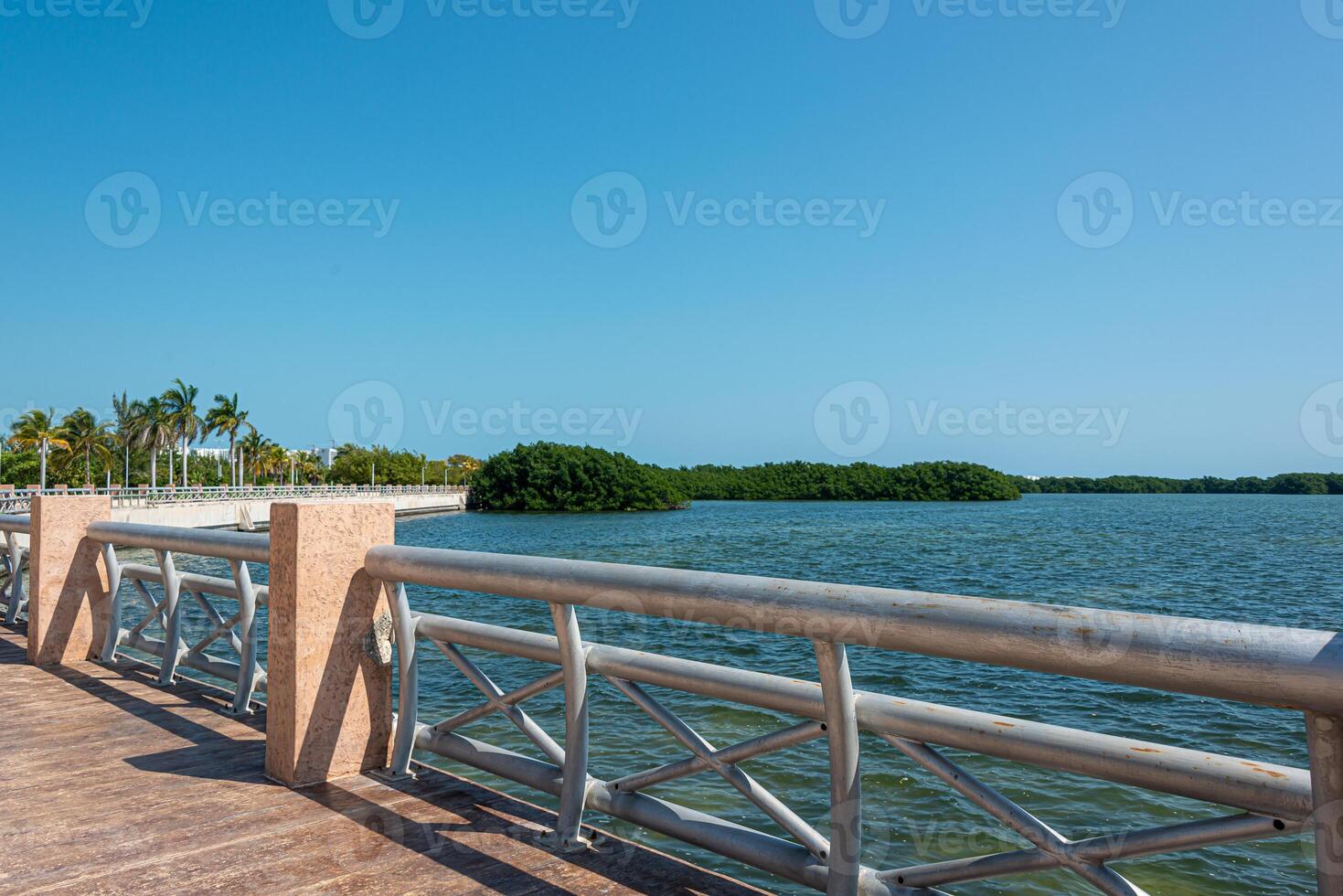 Malecon Tajamar in Cancun, Quintana Roo, Mexico photo