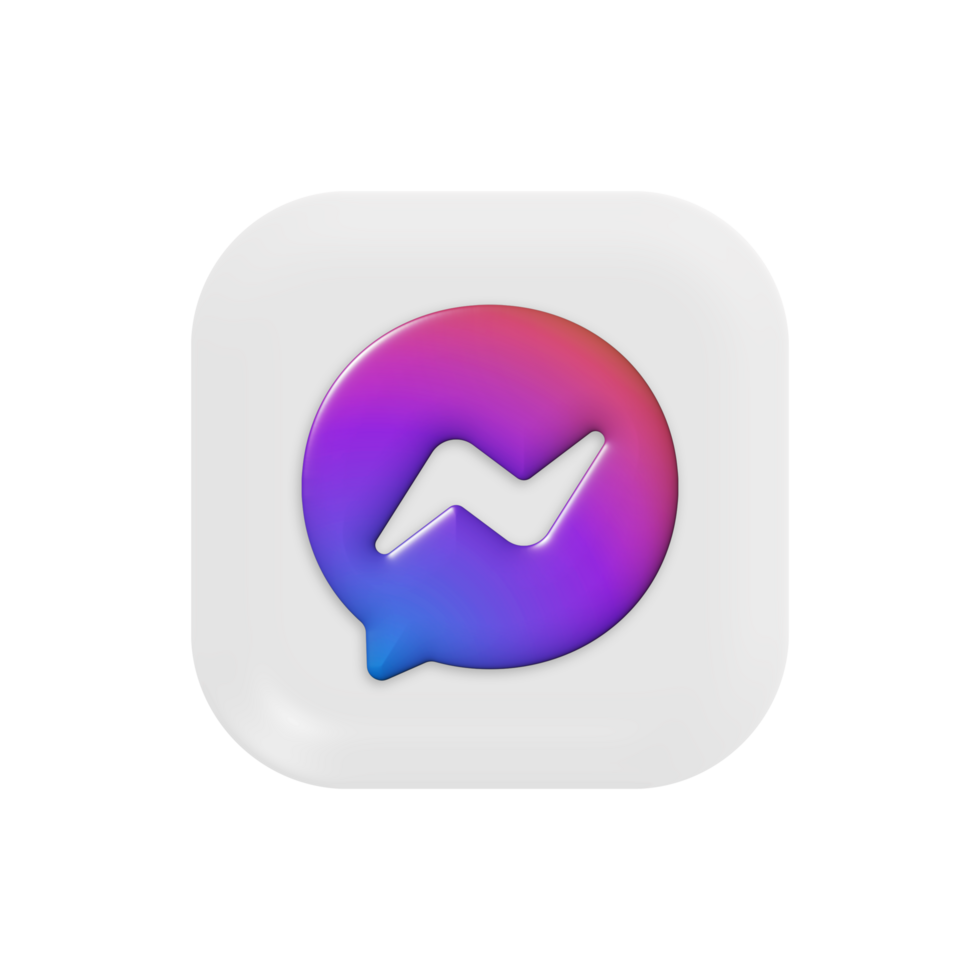 facebook messenger icon with transparent background png
