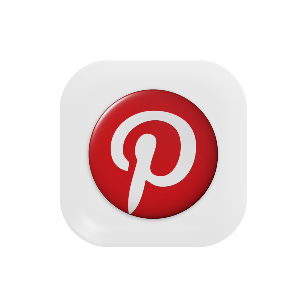 pinterest icon on white background 42165826 PNG