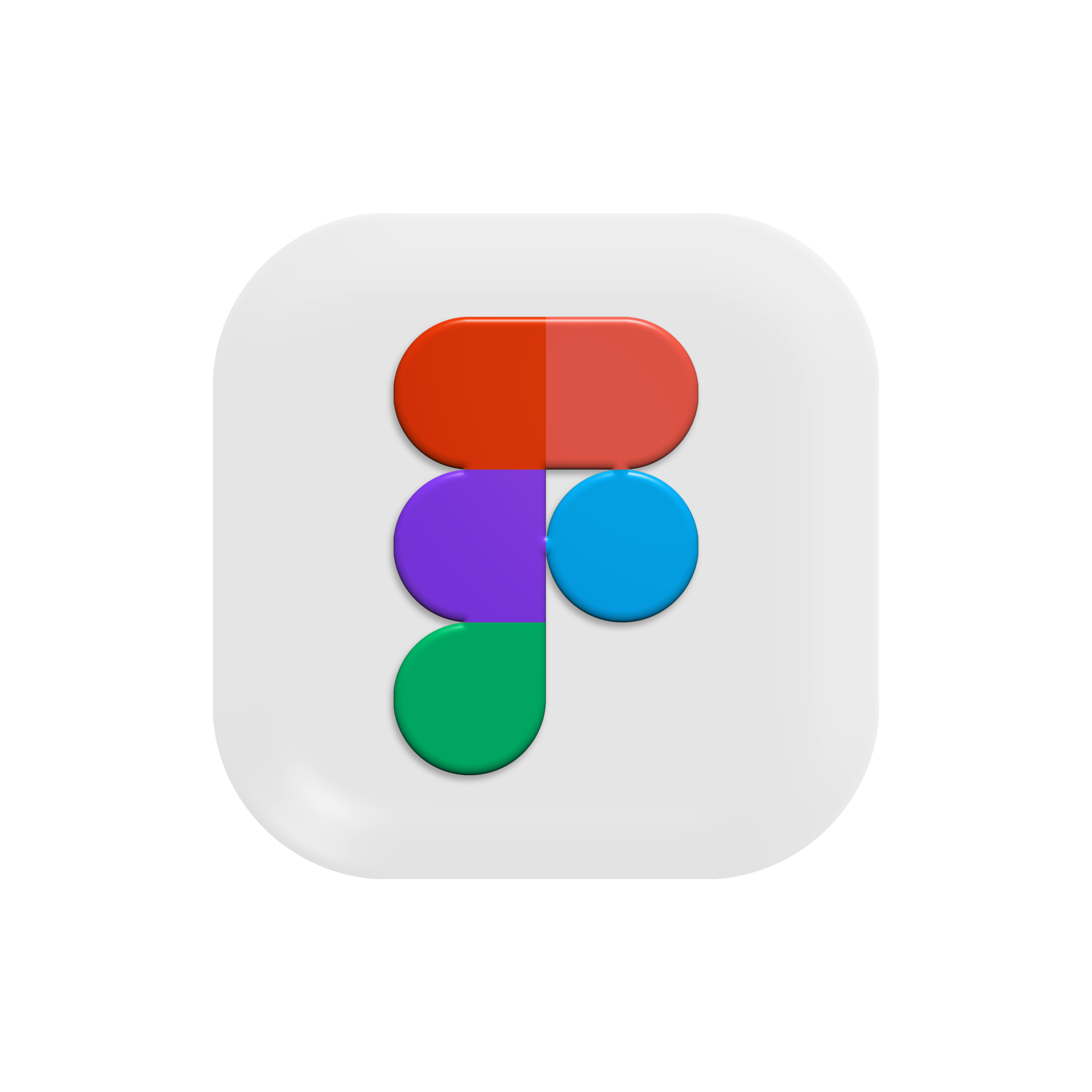 Figma 3d logo white background 42165840 PNG