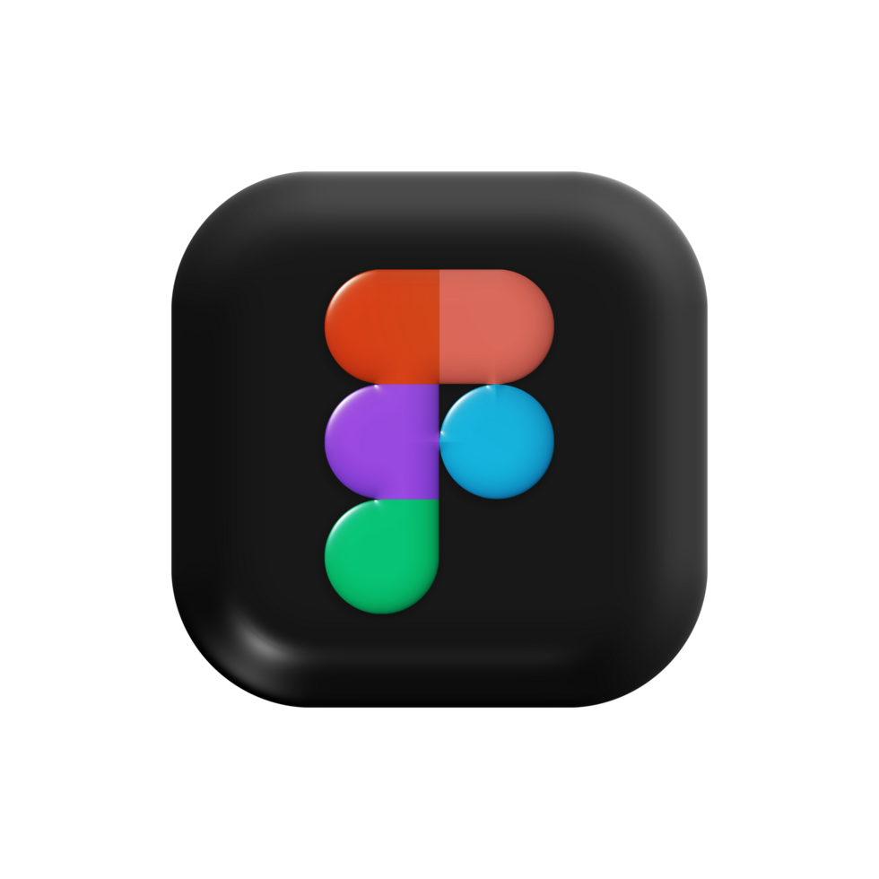 Figma 3d logo black background 42165847 PNG