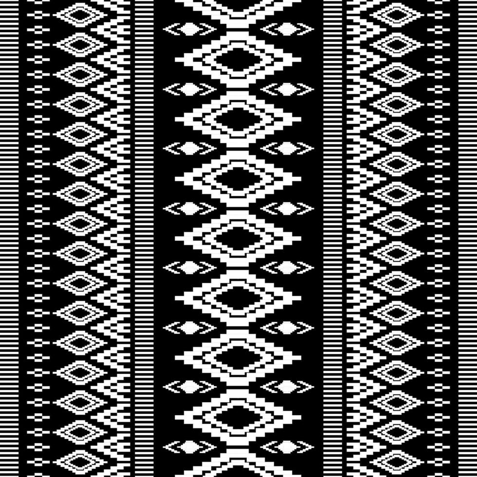 Geometric ethnic pattern vector