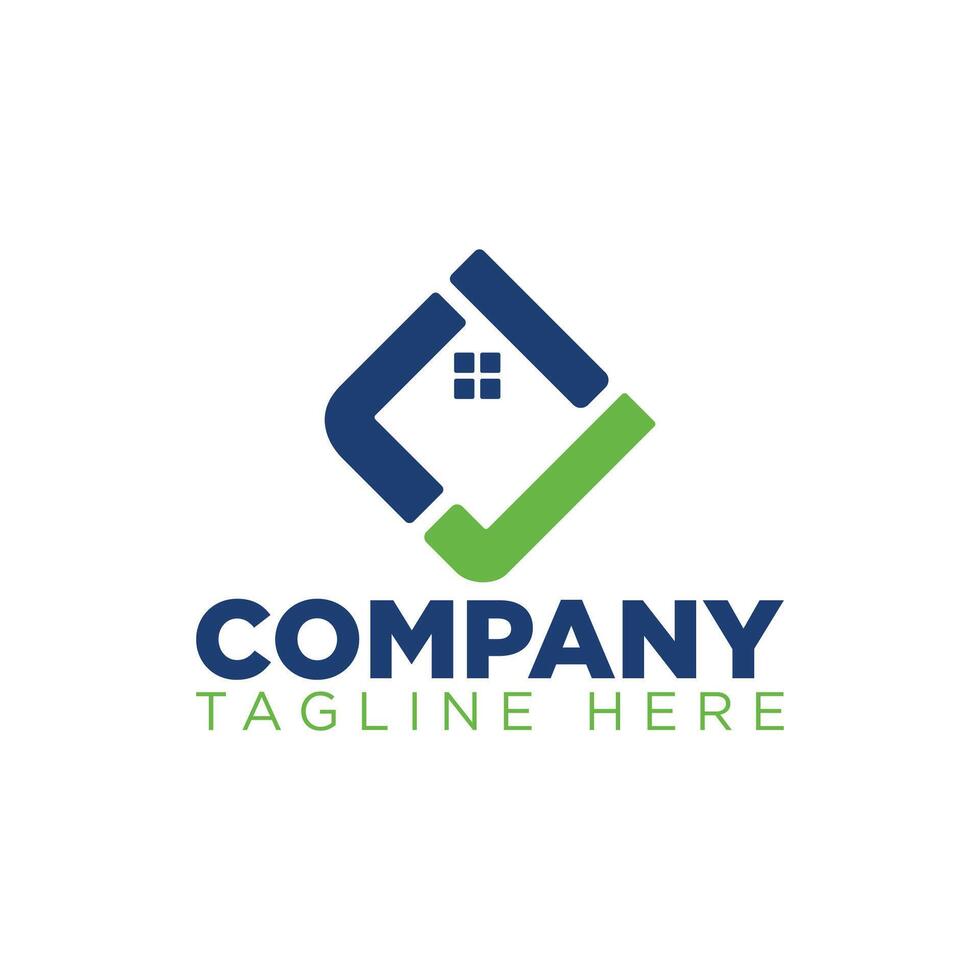 A letter modern real estate authentic home vector logo icon template design
