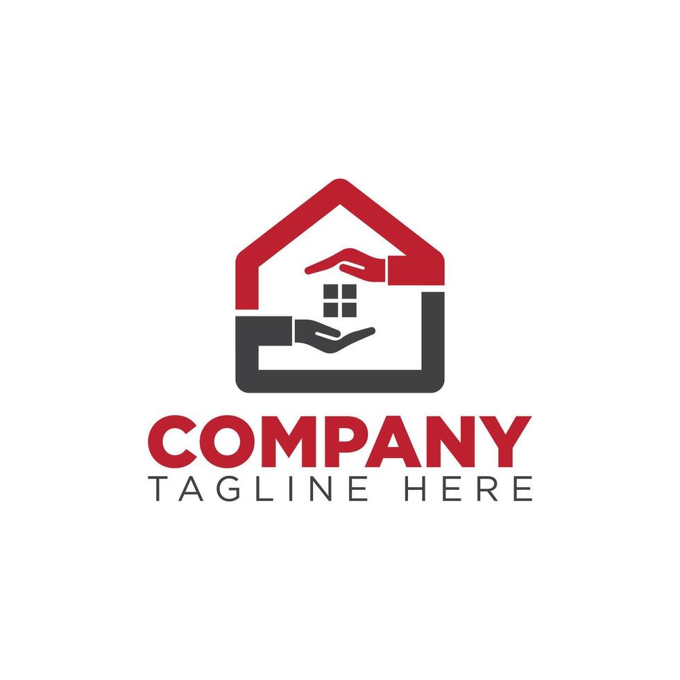 modern home care vector logo icon template design