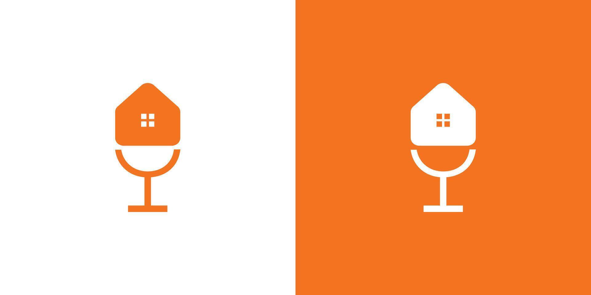 The home talk logo design is unique and modern vector