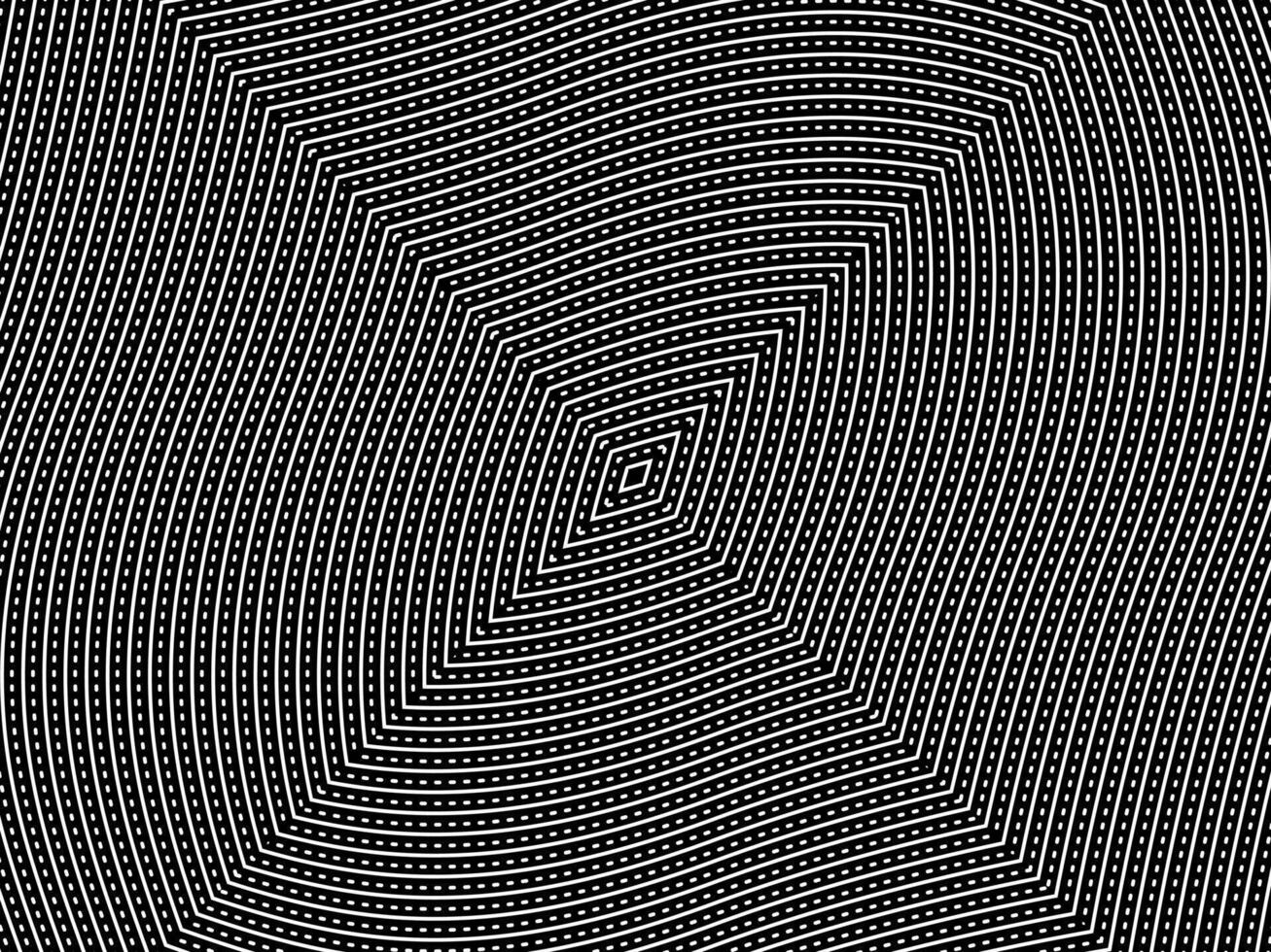 Optical Illusion Created from Artistic Lines Motifs Pattern, can use for Decoration, Background, Ornate, Fabric, Fashion, Textile, Carpet Pattern, Tile or Graphic Design Element. Vector Illustration