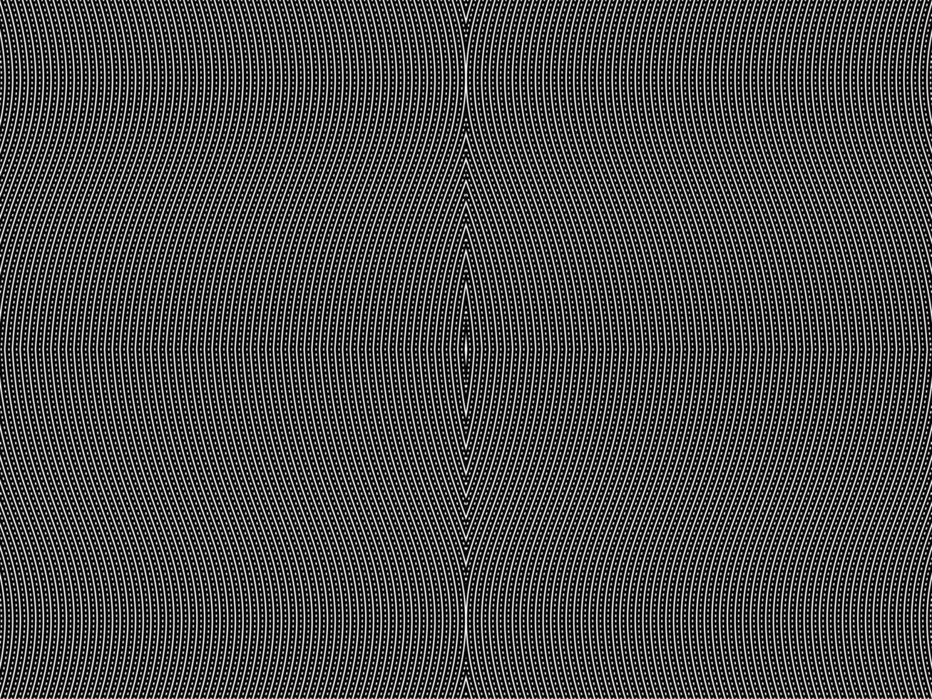 Optical Illusion Created from Artistic Lines Motifs Pattern, can use for Decoration, Background, Ornate, Fabric, Fashion, Textile, Carpet Pattern, Tile or Graphic Design Element. Vector Illustration