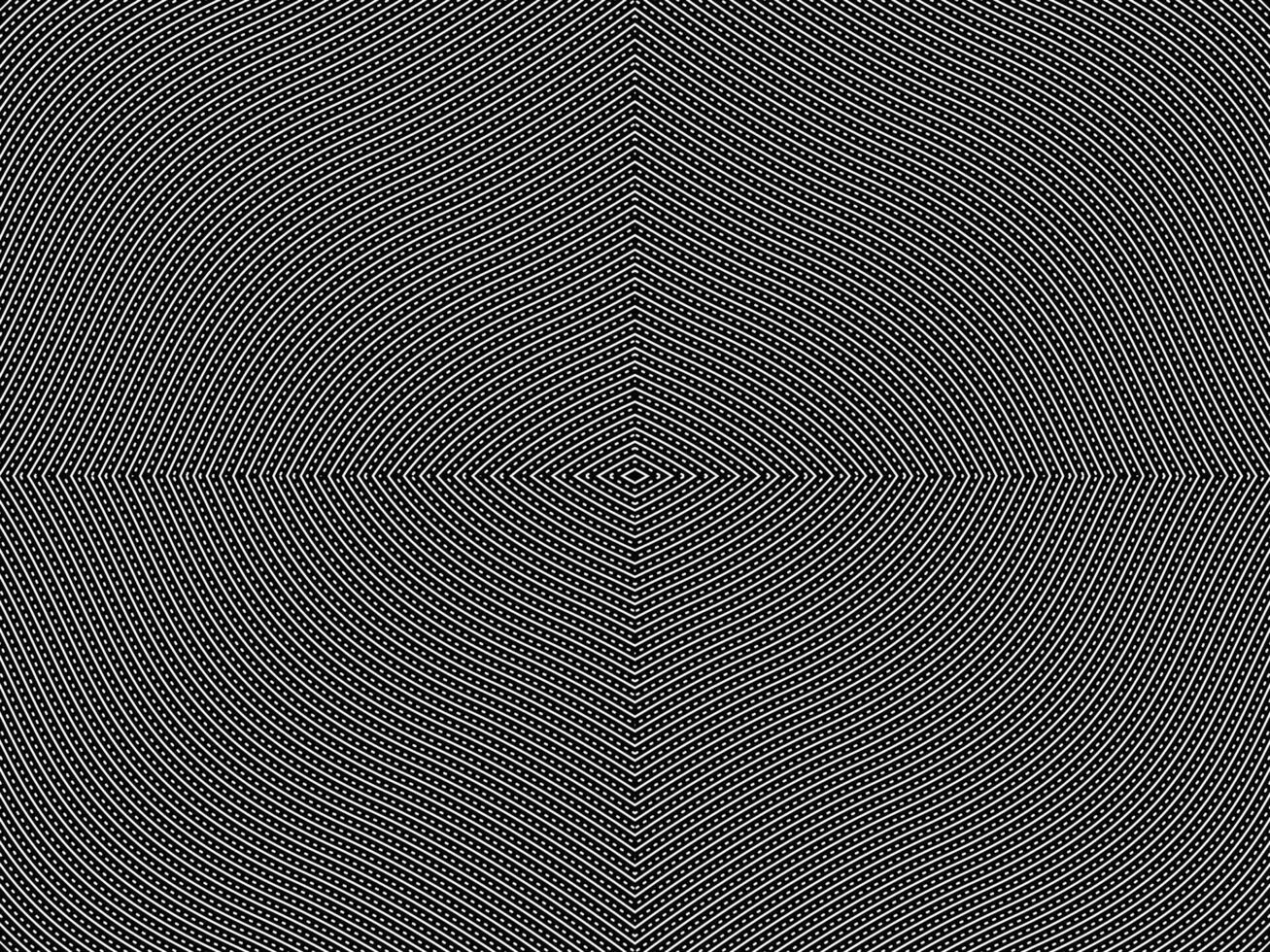 Optical Illusion Created from Artistic Lines Motifs Pattern, can use for Decoration, Background, Ornate, Fabric, Fashion, Textile, Carpet Pattern, Tile or Graphic Design Element. Vector Illustration