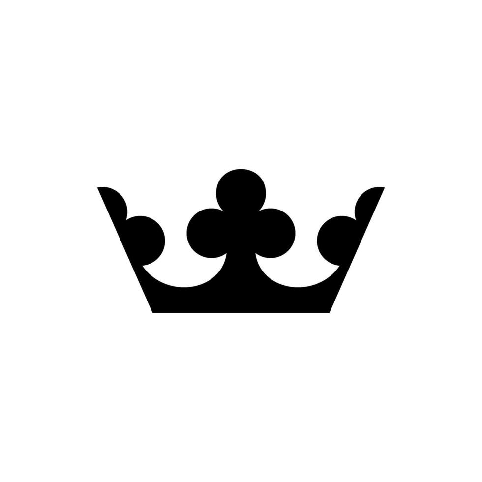 Crown Silhouette, Flat and Simple Style, Can use for Icon, Symbol, Apps, Website, Decoration, Ornate, Pictogram, Logo Gram, and Graphic Design Element. Vector Illustration