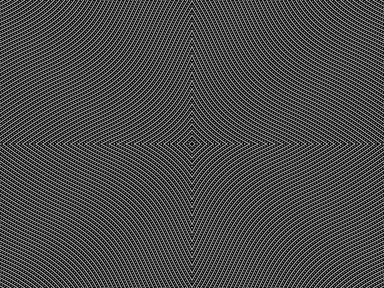 Optical Illusion Created from Artistic Lines Motifs Pattern, can use for Decoration, Background, Ornate, Fabric, Fashion, Textile, Carpet Pattern, Tile or Graphic Design Element. Vector Illustration