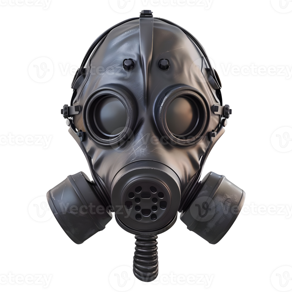 AI generated Gas Mask on Transparent background - Ai Generated png