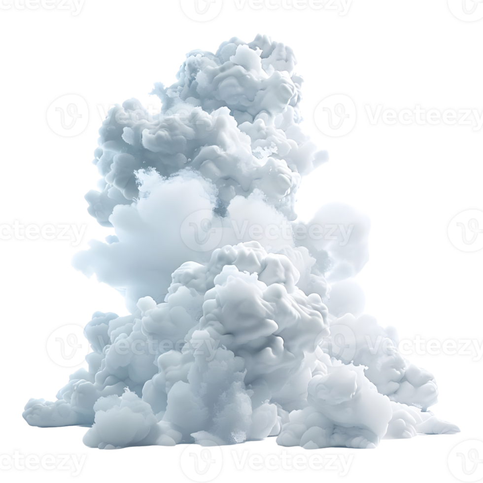AI generated Cloud in The Air on Transparent background - Ai Generated png