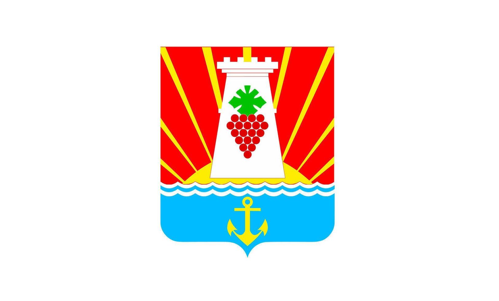 Coat of arms of Feodosia vector