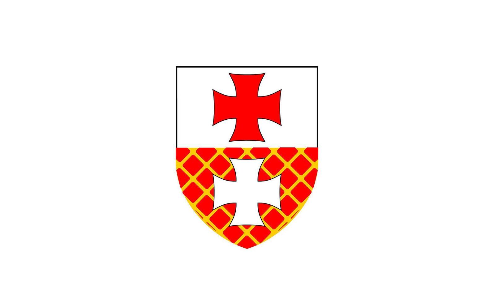 Coat of arms of Elblong vector
