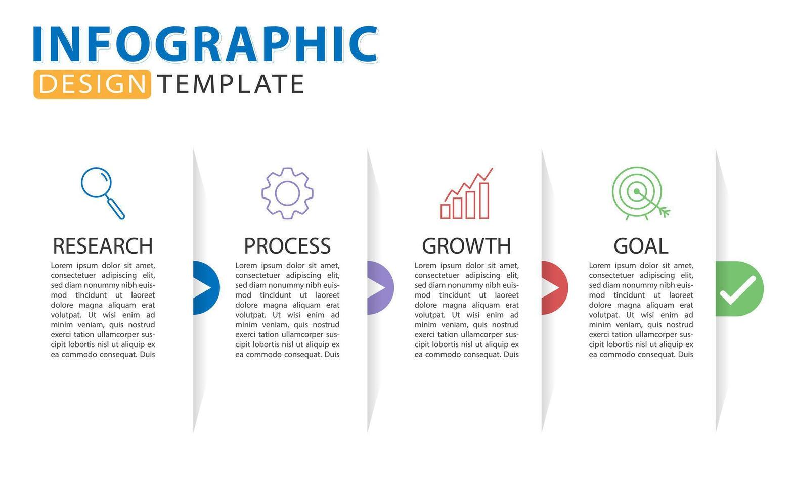 cronograma infografía modelo. 4 4 paso cronograma viaje, calendario plano sencillo infografia diseño modelo. presentación grafico. negocio concepto con 4 4 opciones, vector ilustración.