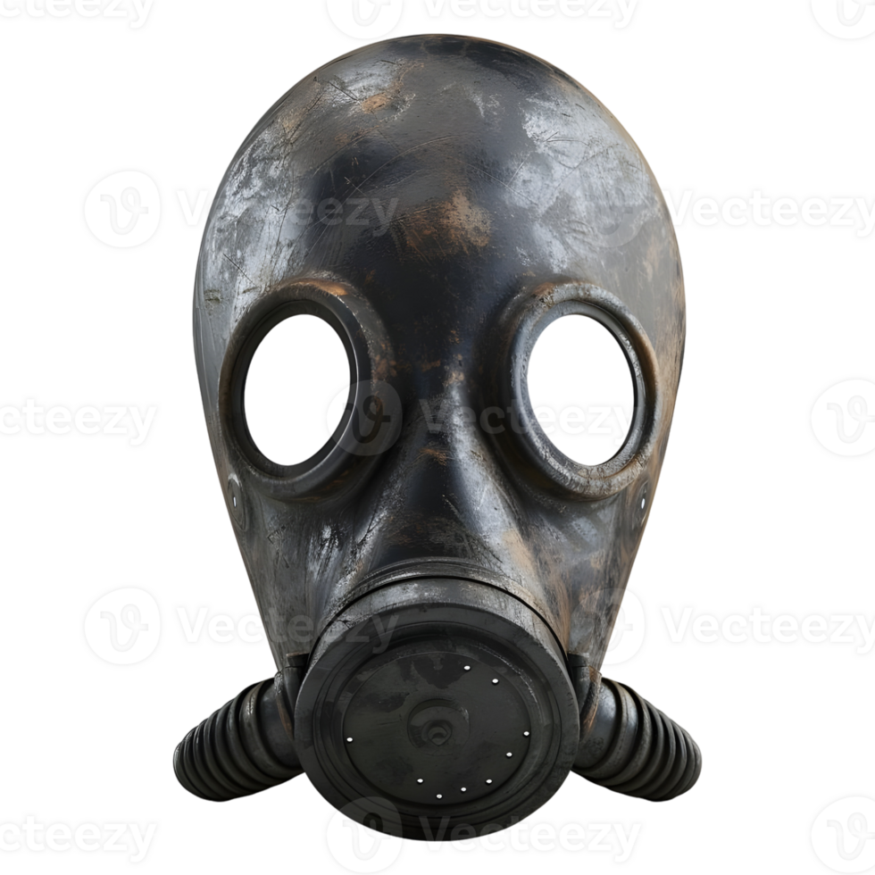AI generated Gas Mask on Transparent background - Ai Generated png
