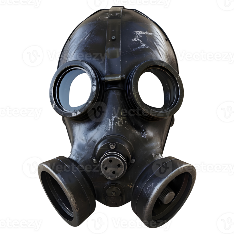AI generated Gas Mask on Transparent background - Ai Generated png