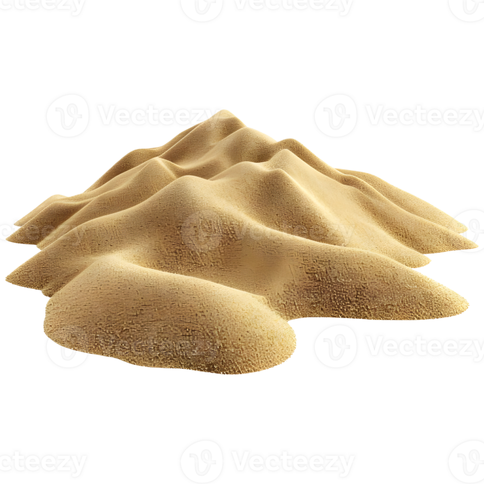 AI generated Dessert Sand on Transparent background - Ai Generated png