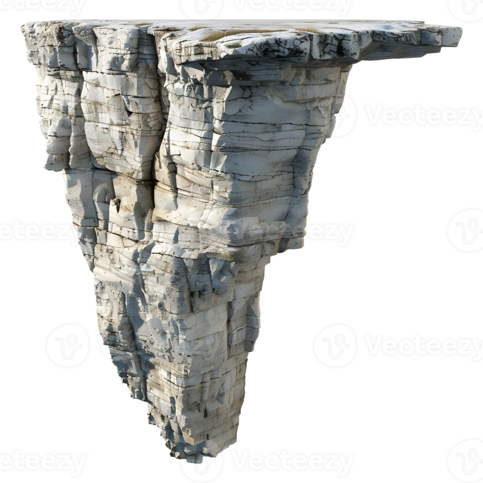 AI generated High Mountain Hill on Transparent background - Ai Generated png