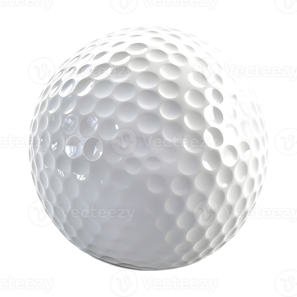 AI generated Golf Ball on Transparent background - Ai Generated png