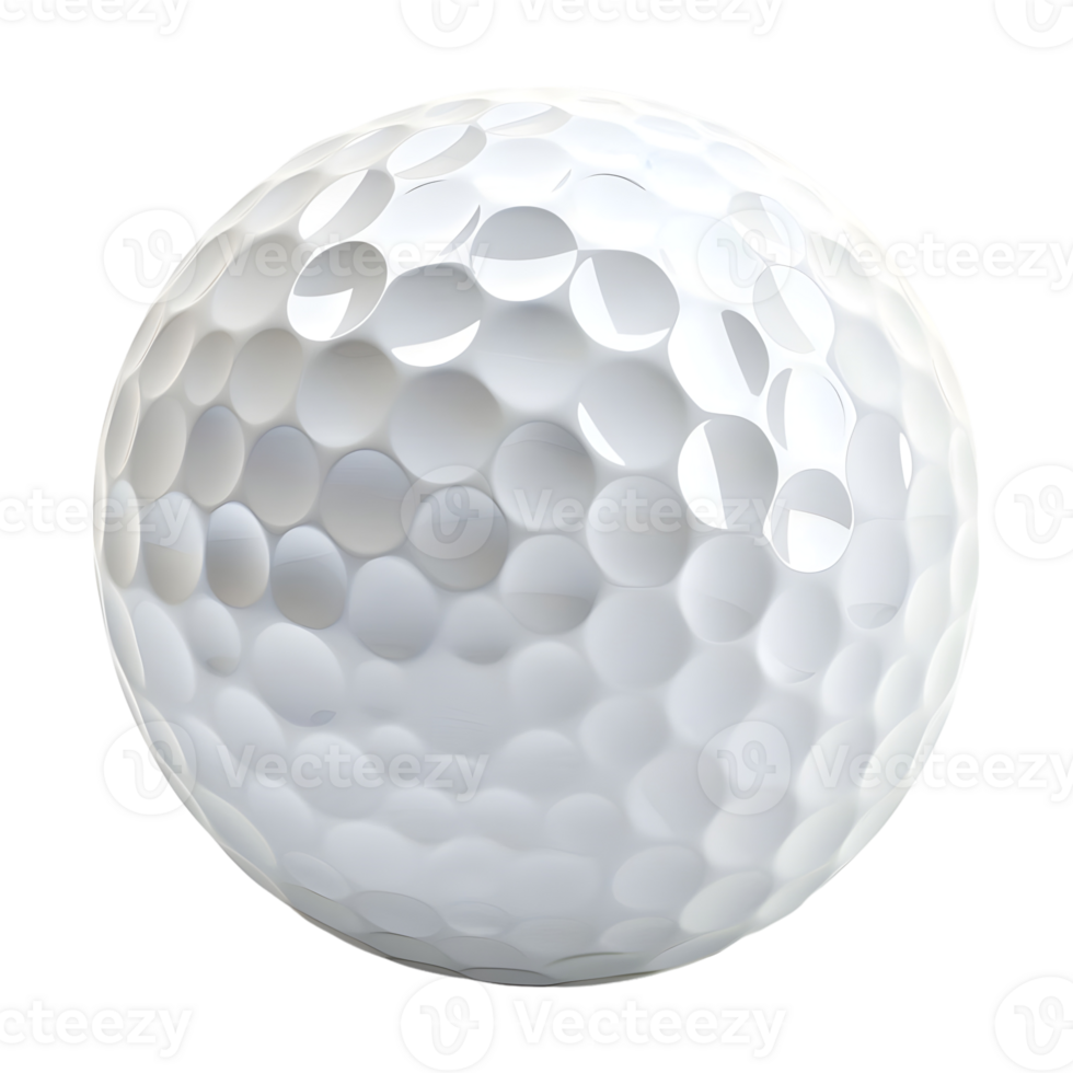 AI generated Golf Ball on Transparent background - Ai Generated png