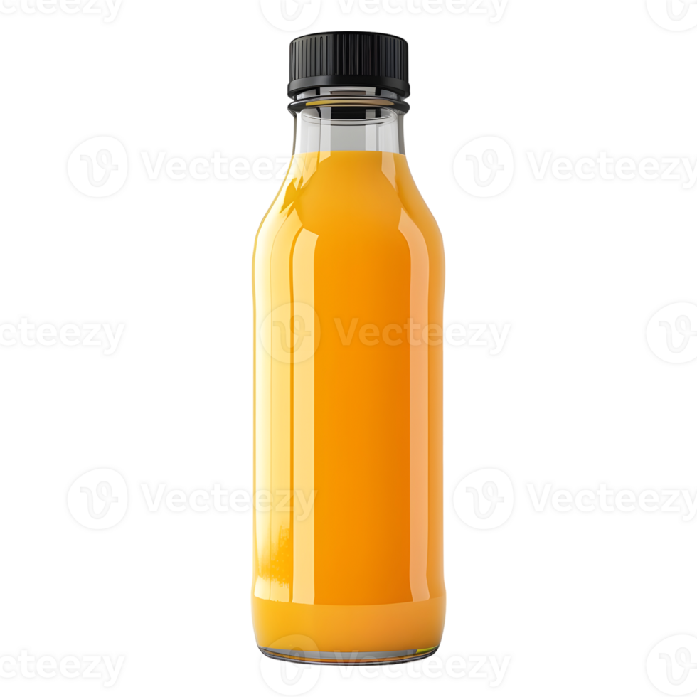 AI generated Juice in a Glass Bottle on Transparent background - Ai Generated png