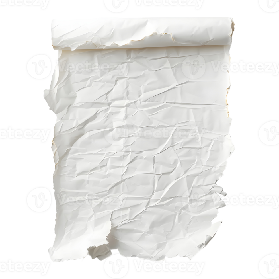 AI generated Rough Paper Texture on Transparent background - Ai Generated png