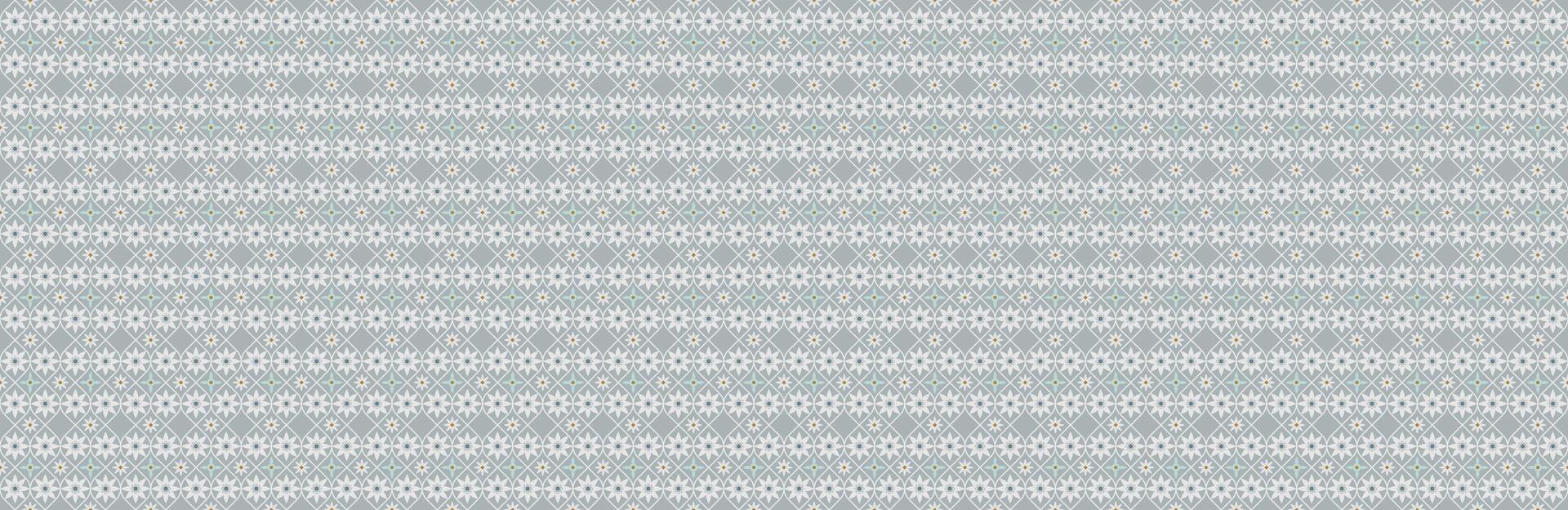 Pattern india seamless oriental vintage indian arabia gray background. vector