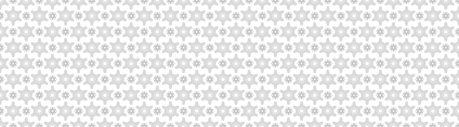Seamless floral pattern oriental vintage background of small gray flowers blossom. vector
