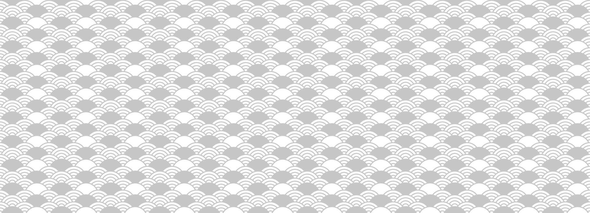 Pattern chinese seamless oriental vintage china in asia gray and white background. vector