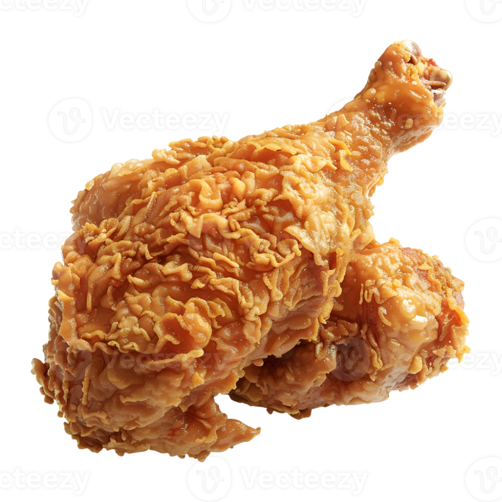 AI generated 3D Rendering of a Fried Wings or Nuggets on Transparent Background - Ai Generated png