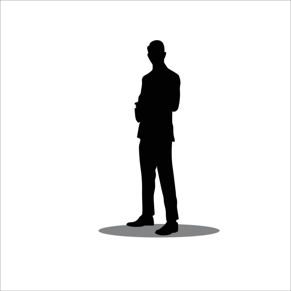 Men silhouette stock vector illustration