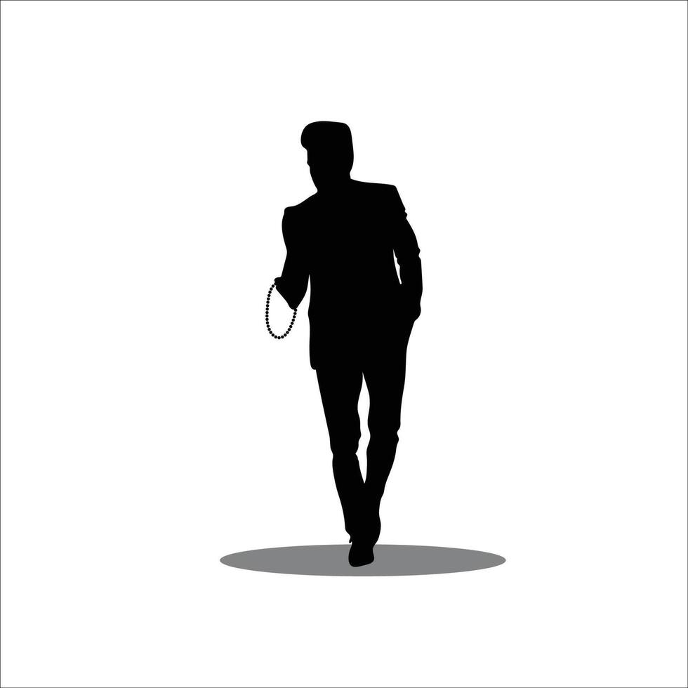 Men silhouette stock vector illustration