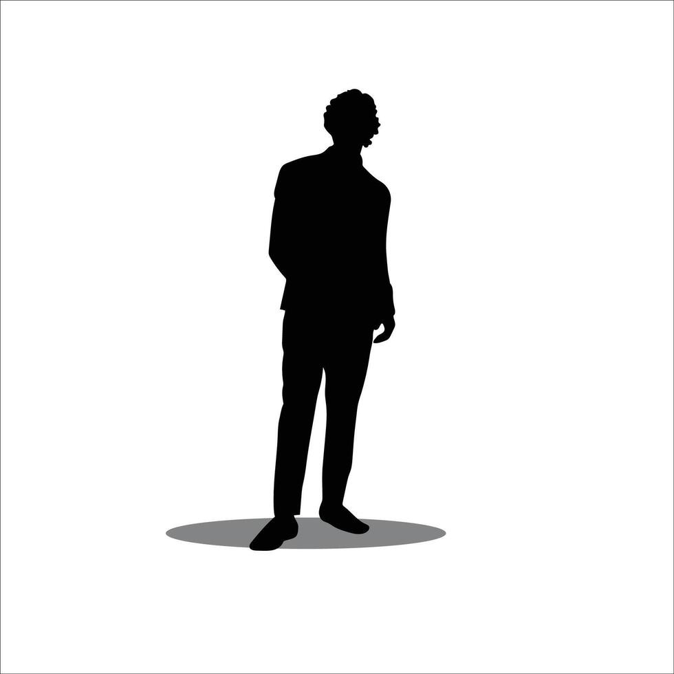 Men silhouette stock vector illustration