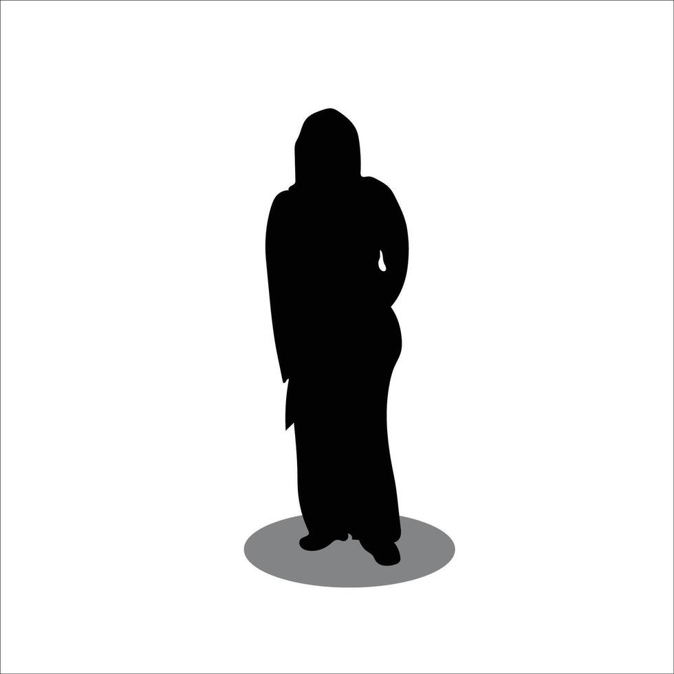 mujer silueta vector