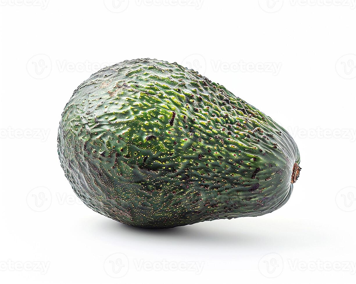 ai generado Fresco aguacate Fruta aislado en blanco antecedentes. de cerca disparo. foto