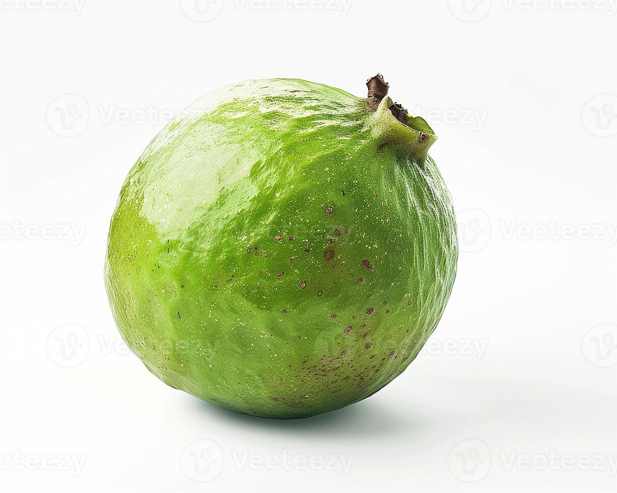 ai generado Fresco guayaba Fruta aislado en blanco antecedentes. de cerca disparo. foto