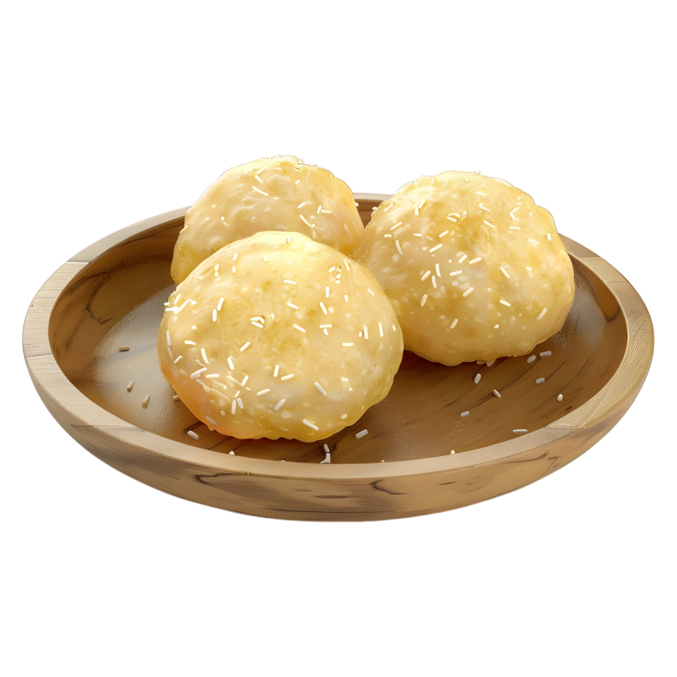 AI generated 3D Rendering of a Traditional Pani Puri on Transparent Background - Ai Generated png